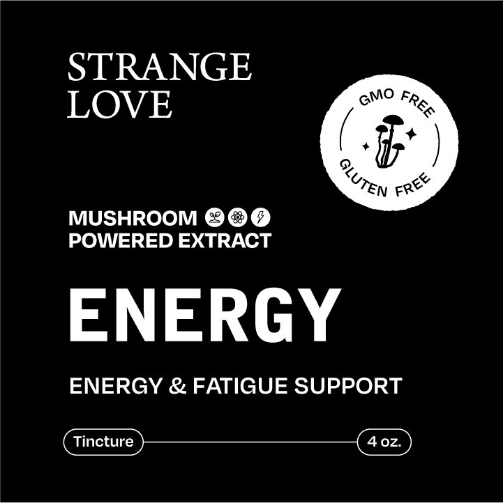 Energy Mushroom Powered Drops for Better Endurance and Vitality | Tincture